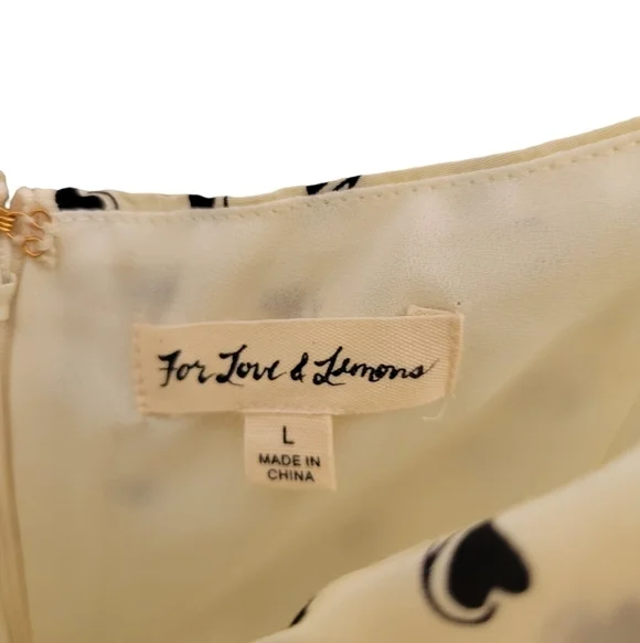 For Love and Lemons Sweetheart Mini Dress in Cream - Picture 10 of 12